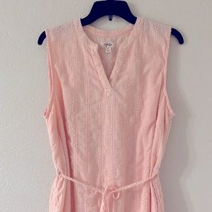 Style & Co Textured Cotton Dress